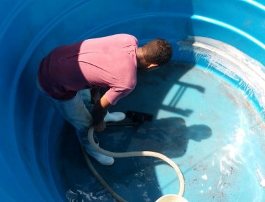 Limpeza de reservatórios tem sequência nesta terça-feira em Mercedes