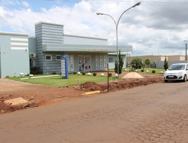 Devido a obras pacientes devem ficar atentos ao acessar o Centro de Saúde