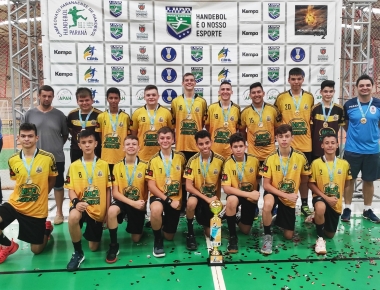 Masculino sub-15 de Mercedes conquista título no Paraná Handebol Cup