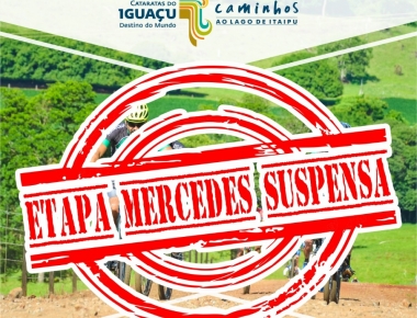 Etapa do Cicloturismo de Mercedes é suspensa 