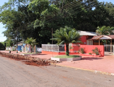 Galeria Pluvial está sendo implantada na Rua Lorenzoni em Mercedes