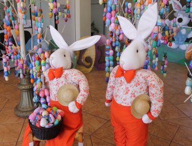 Projeto retomou a tradição da pintura de casquinhas de ovos em Mercedes