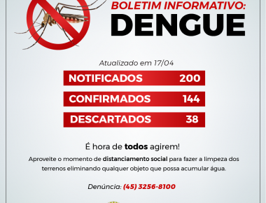 Boletim informativo: aumento nos casos de Dengue em Mercedes é preocupante