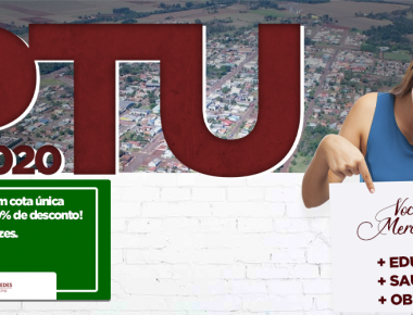 Encerra hoje prazo para pagamento do IPTU em Mercedes