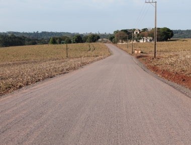 Concluída pavimentação asfáltica na Linha Novo Rio do Sul