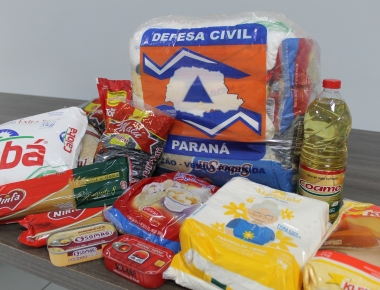 Mercedes recebe 100 cestas básicas por meio da Defesa Civil do Paraná