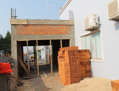 Obra de ampliação do Centro de Saúde de Mercedes está em andamento 