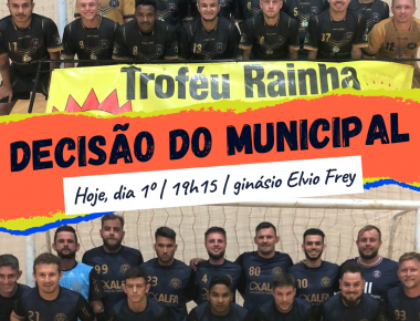 Final do Municipal de Futsal acontece hoje, dia 1º