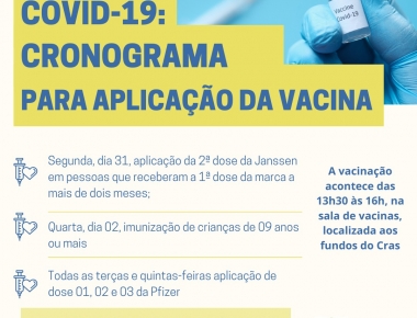 Saiba como fica a vacinação contra a Covid-19 nesta semana em Mercedes