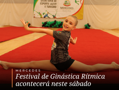 Festival de Ginástica Rítmica acontecerá neste sábado