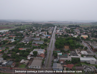 Semana começa com chuva e deve terminar com sol e temperaturas agradáveis em Merecedes