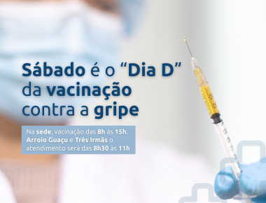 Sábado é o “Dia D” da vacinação contra a gripe