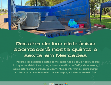 Recolha de lixo eletrônico acontecerá nesta quinta e sexta