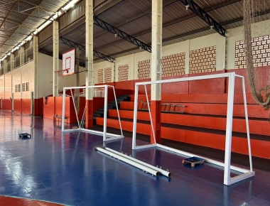 Revitalização do Ginásio da Escola de Três Irmãs está em andamento
