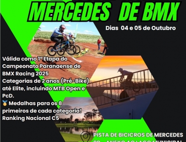 Copa Sicredi de BMX reunirá mais de 200 pilotos em Mercedes no sábado e domingo