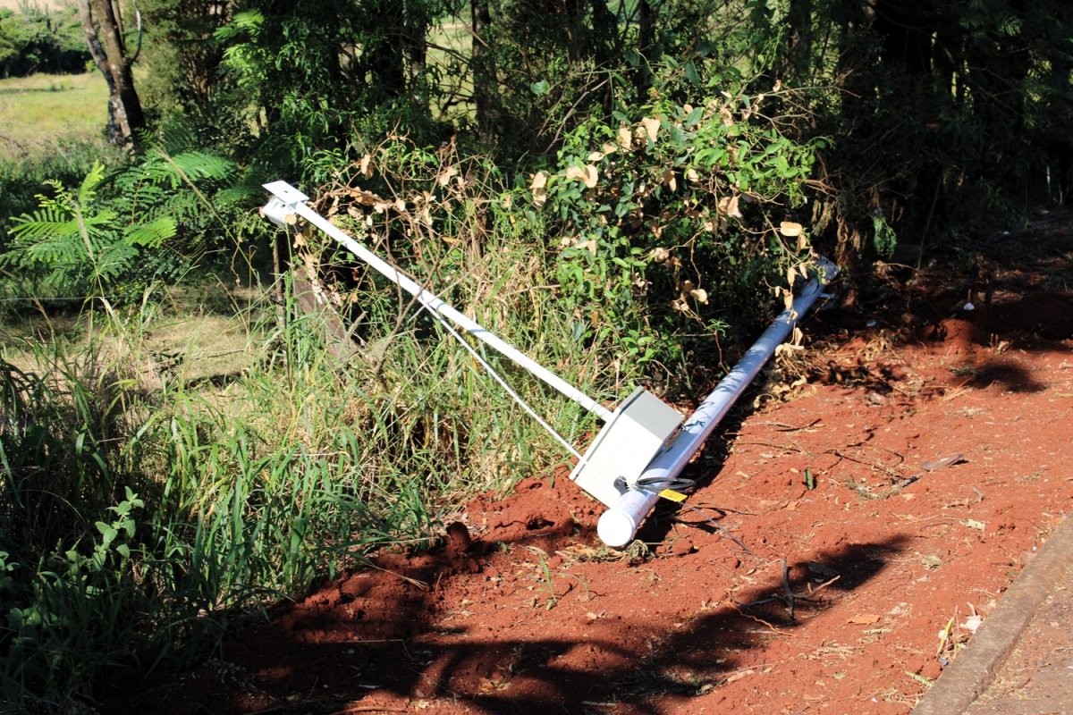 Vandalismo destrói 20 câmeras de monitoramento