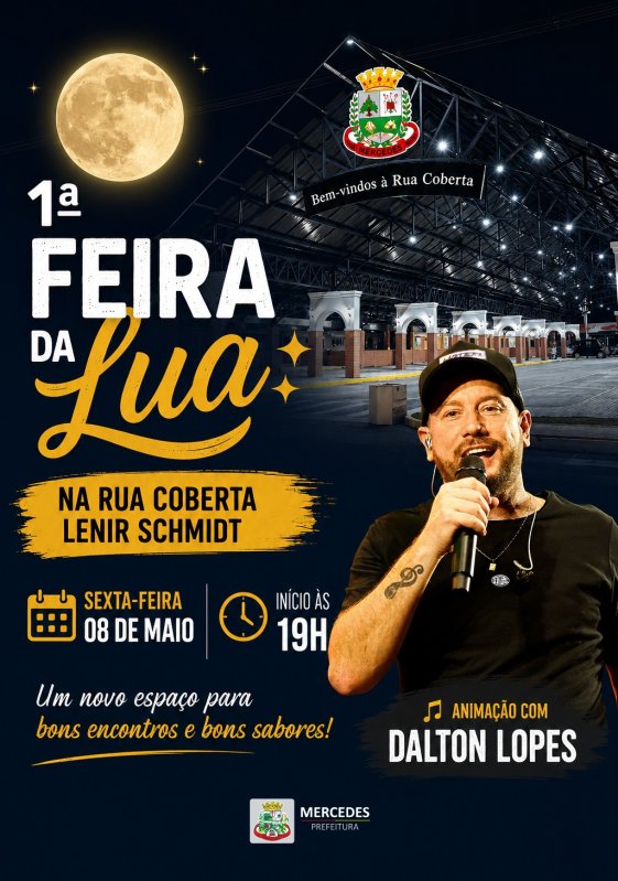 Feira da Lua estreia na Rua Coberta Lenir Schmidt nesta sexta-feira