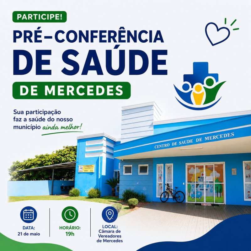 Pré-Conferência Municipal de Saúde acontece nesta quinta-feira